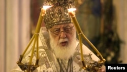 Georgian Orthodox Patriarch Ilia says the legalization of "illegality is a huge sin" and it will be rejected by believers.