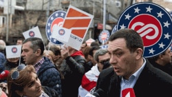 A rally in support of Rustavi-2 was held in front of the Supreme Court of Georgia in Tbilisi on March 2.