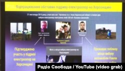 Скрин с презентации МВД Украины по убийству Шеремета