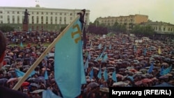 Митинг в День памяти жертв депортации крымских татар в Симферополе