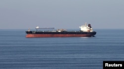 An oil tanker pass through the Strait of Hormuz. (file photo)